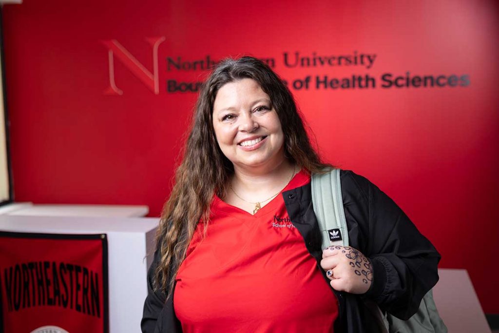 smiling NEU ABSN student